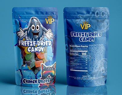 Premium Snack Pouch Packaging Design